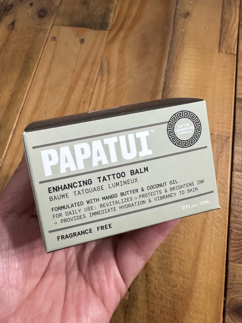 3 Papatui Men’s Paeaben-free Enhancing Tattoo Balm Unscented - 2 fl oz